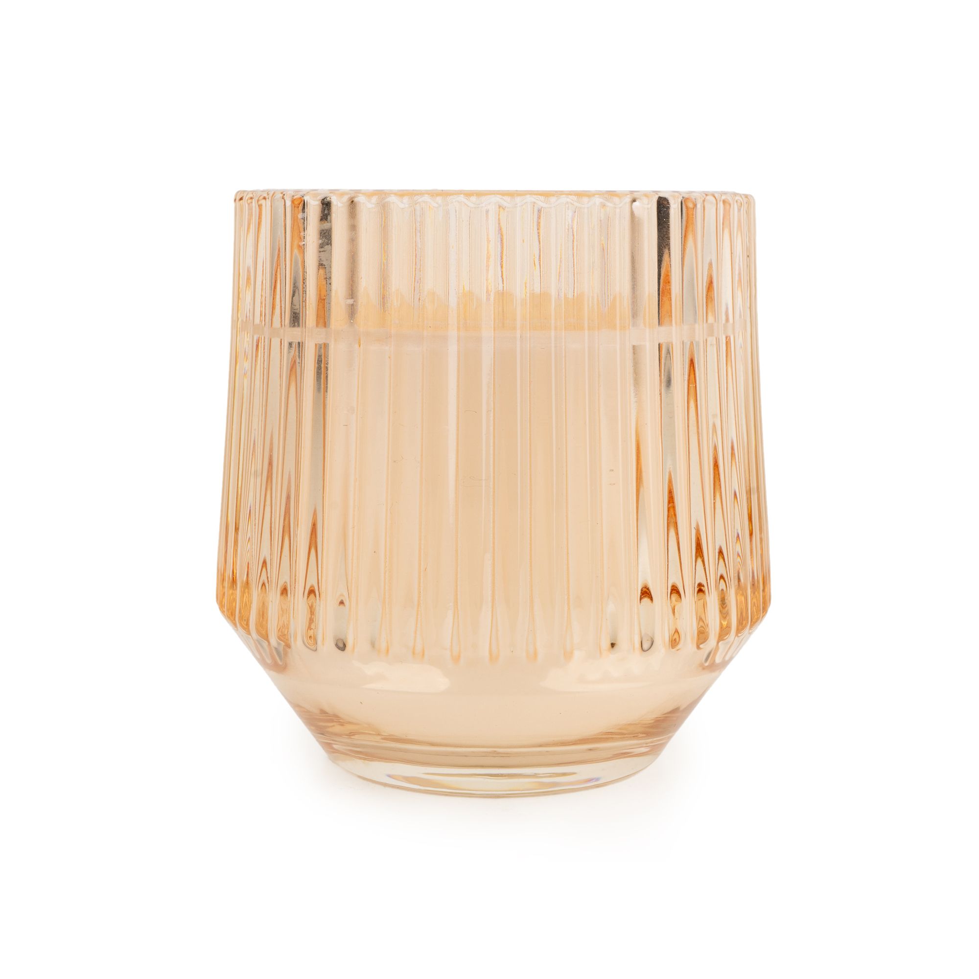 Candlelight Apricot Ridged Citronella Medium Scented candle