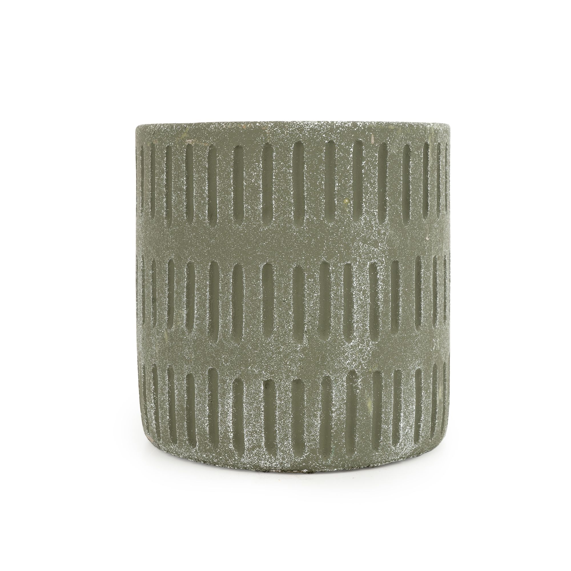 Candlelight Green Embossed Citronella Large Scented candle
