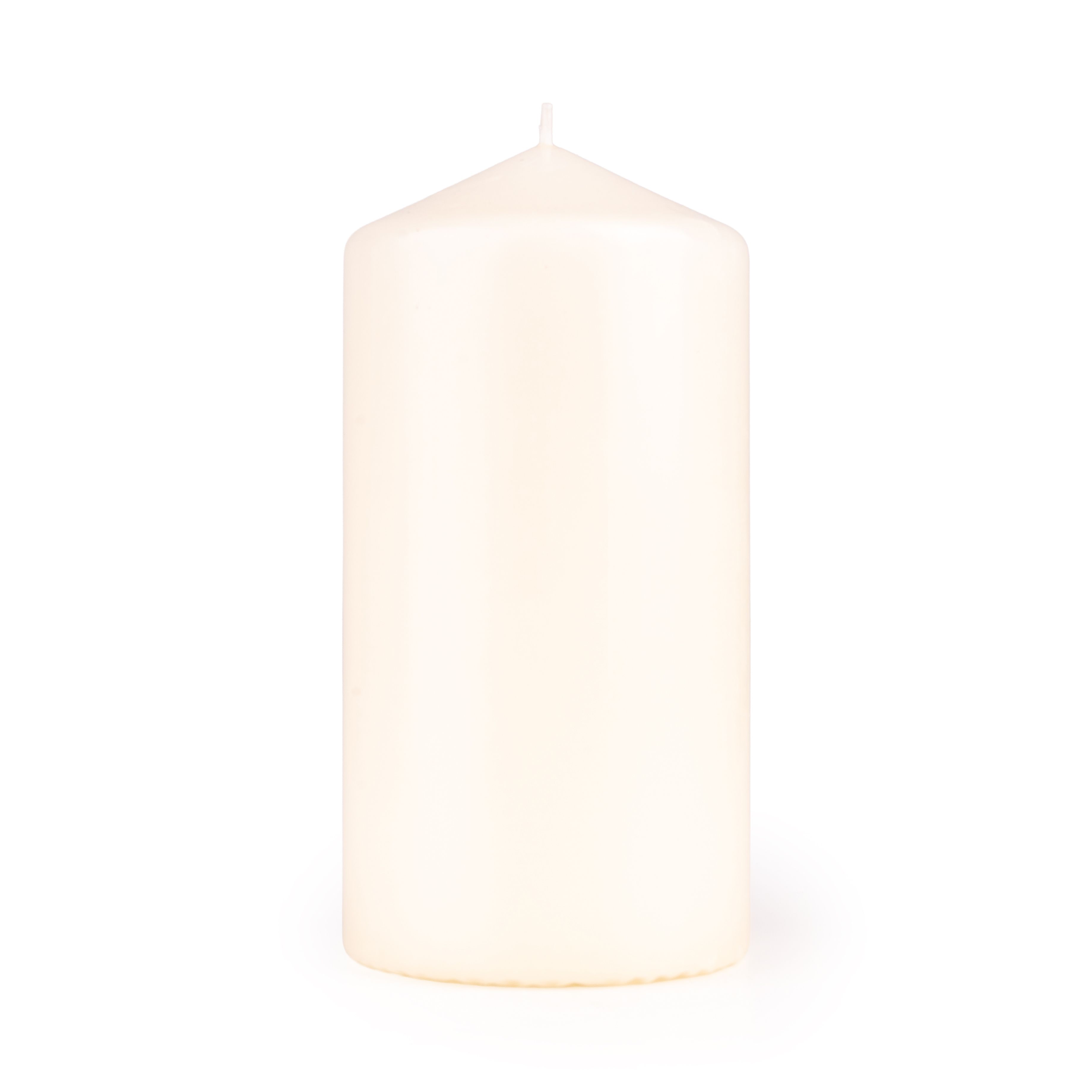 Candlelight Ivory Plain Unscented Medium Pillar candle