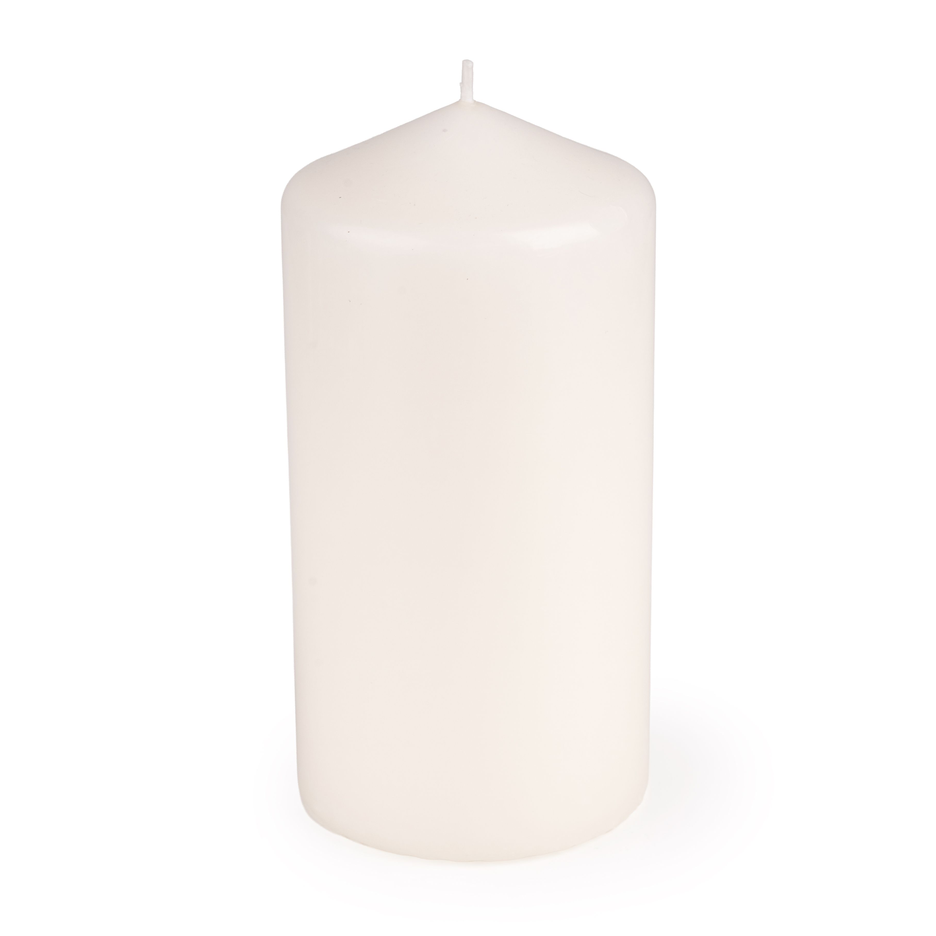 Candlelight Ivory Plain Unscented Medium Pillar candle