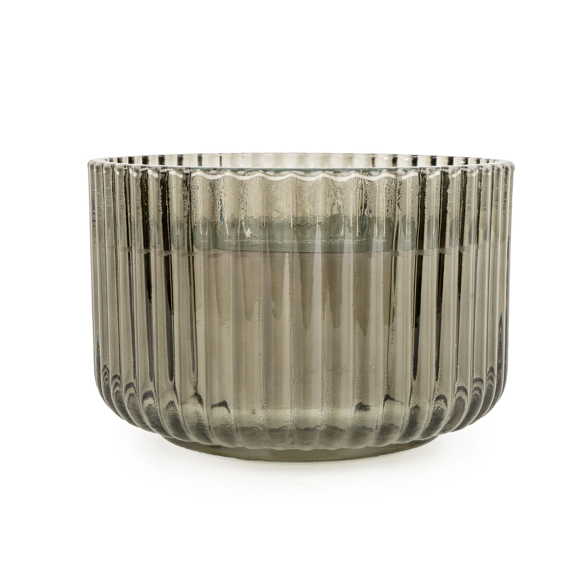 Candlelight Lichen Green Ridged Citronella Large Scented candle