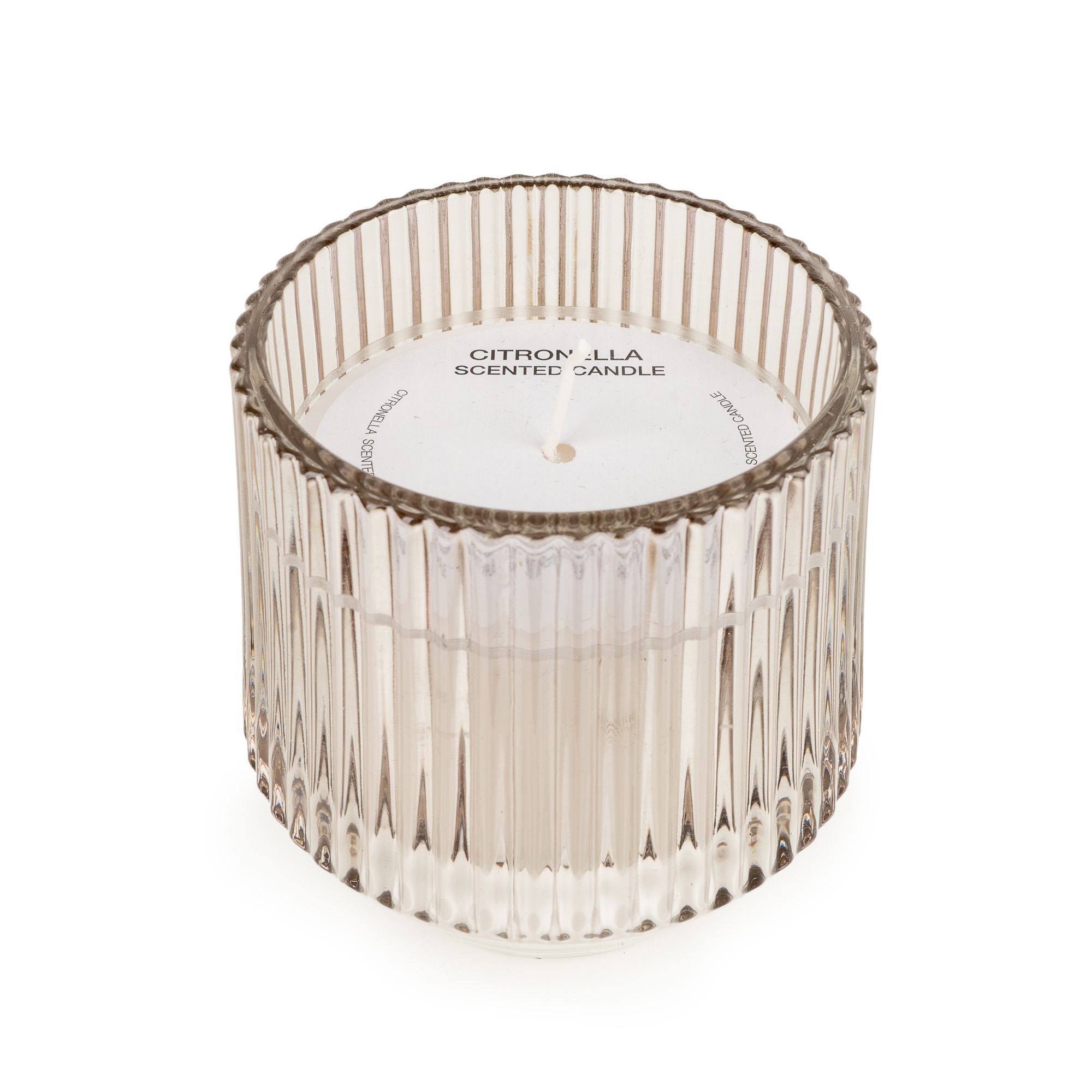 Candlelight Moonbeam Ridged Citronella Medium Scented candle