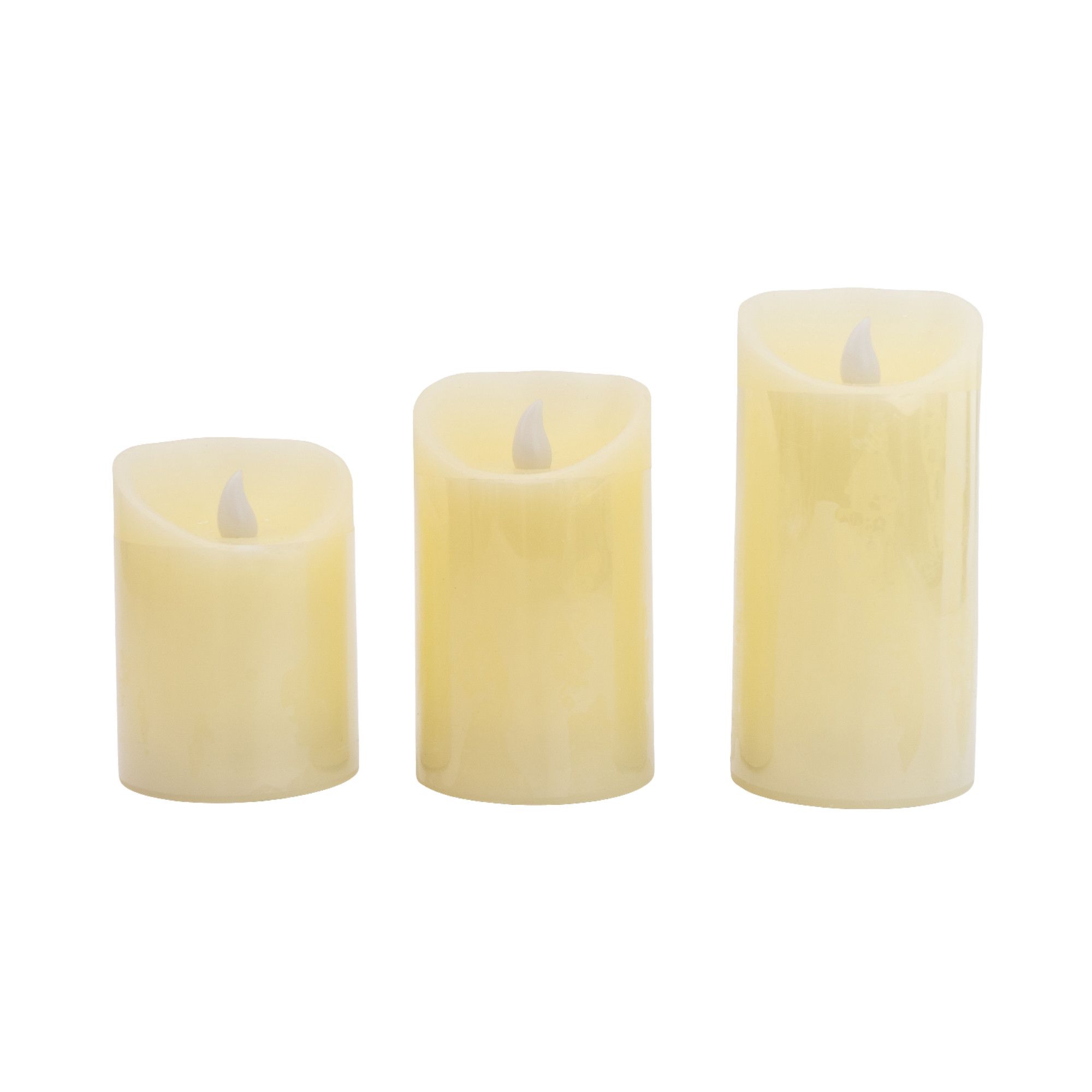 Candlelight Small LED pillar candle