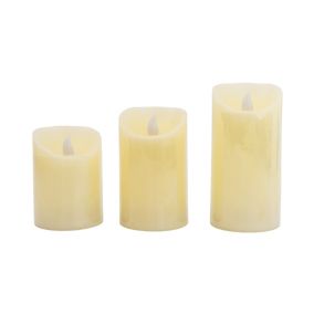 Candlelight Small LED pillar candle