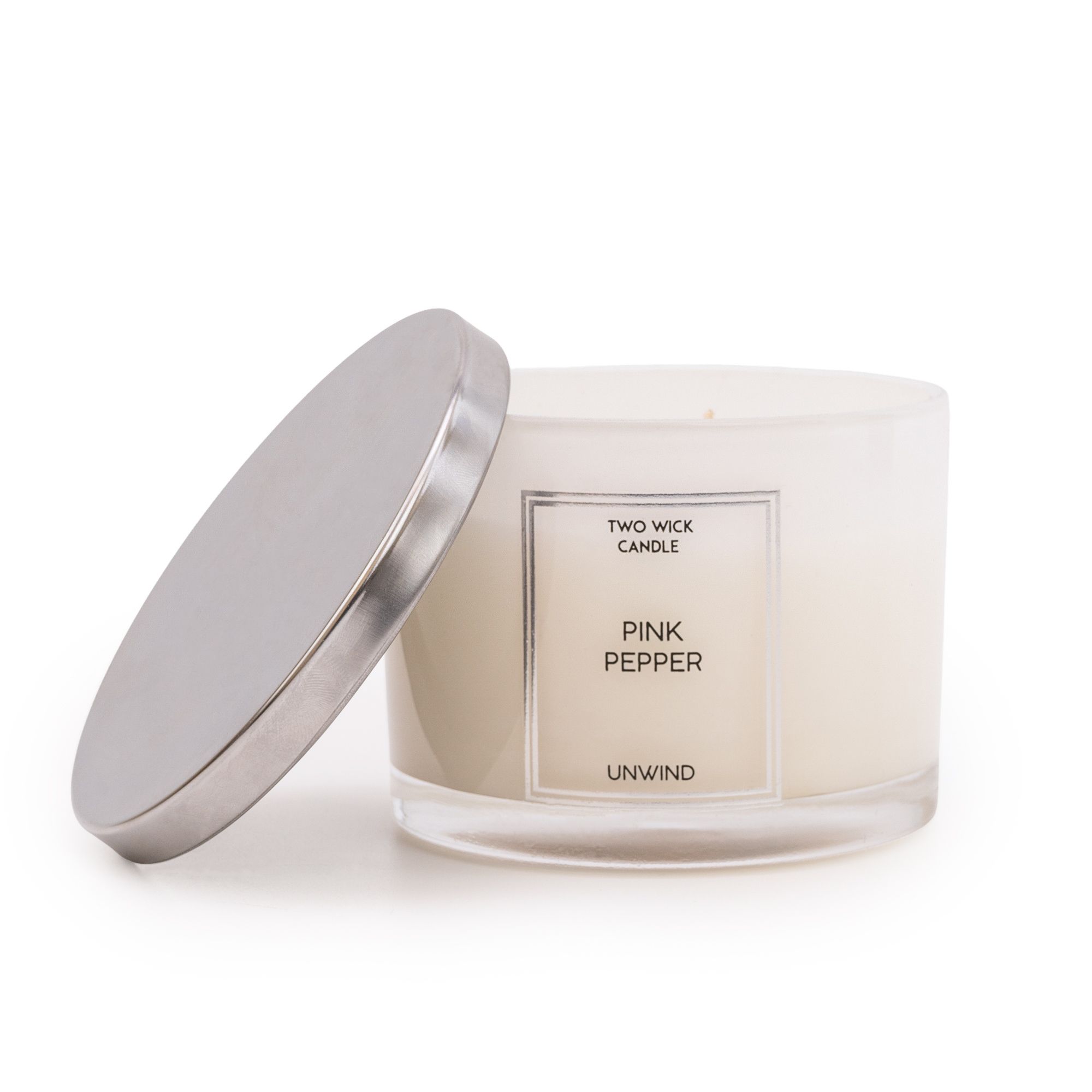 Candlelight White Pink pepper Scented candle 0.64g, Large
