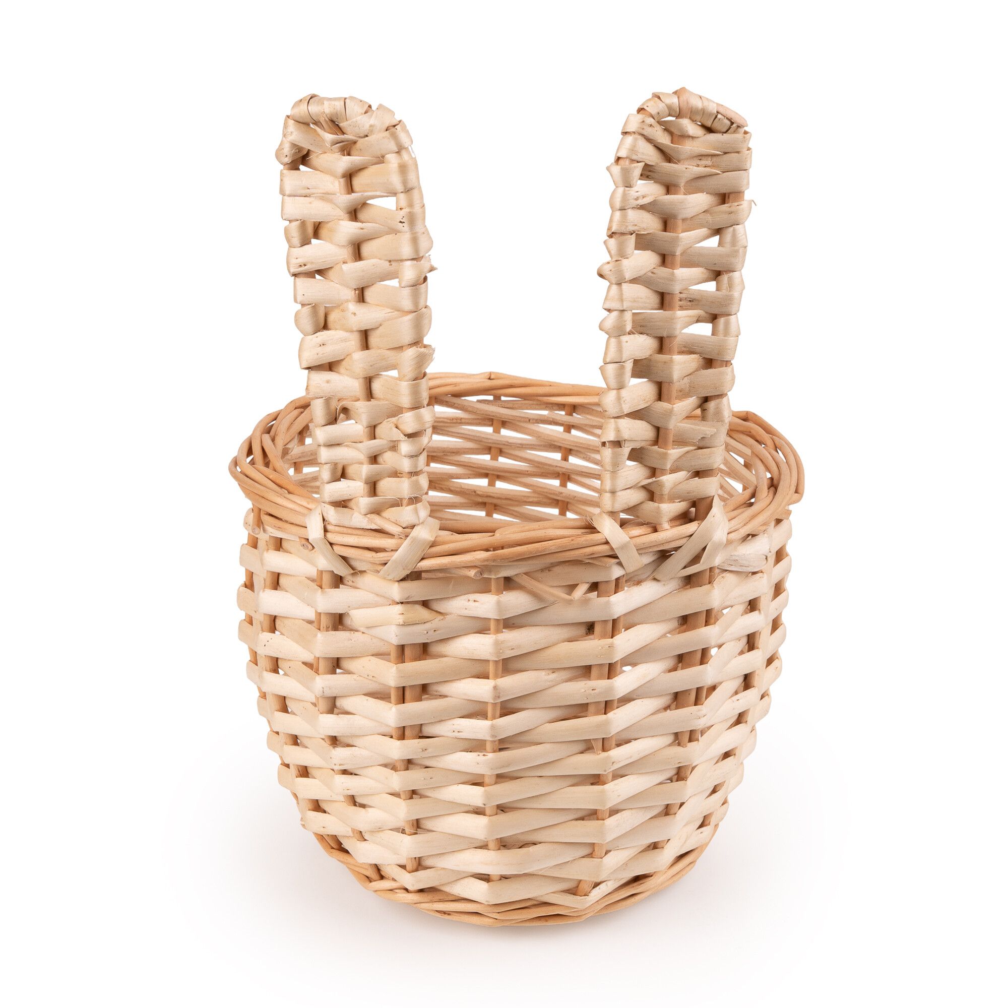 Candlelight Wicker Easter bunny Basket