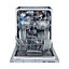 Candy CDI 1LS38S-80/T Integrated Full size Dishwasher - Silver