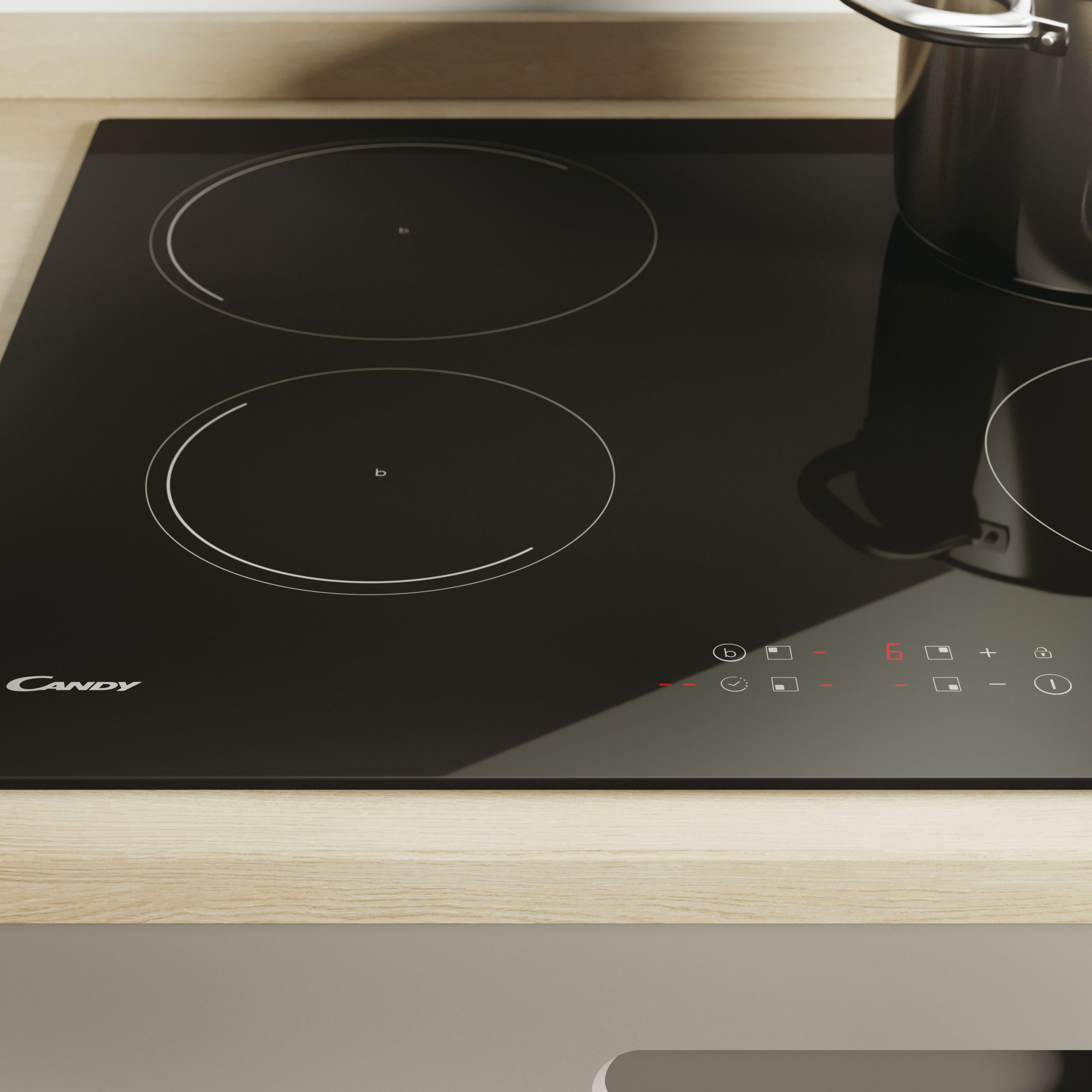 Candy CI642CTT/E1 - 33803001 59cm Induction Hob - Black
