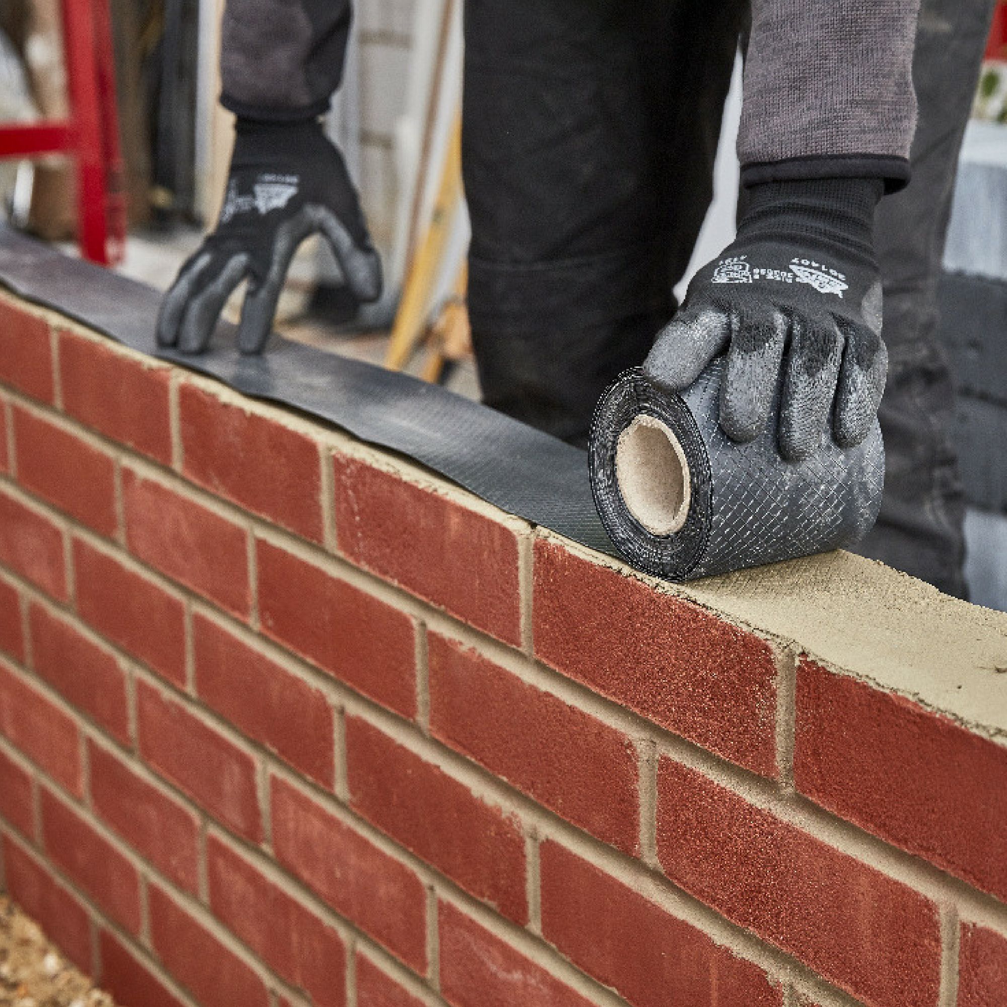 Capital Valley Plastics Ltd Black 500 Micron Damp proof course, (L)30m (W)100mm