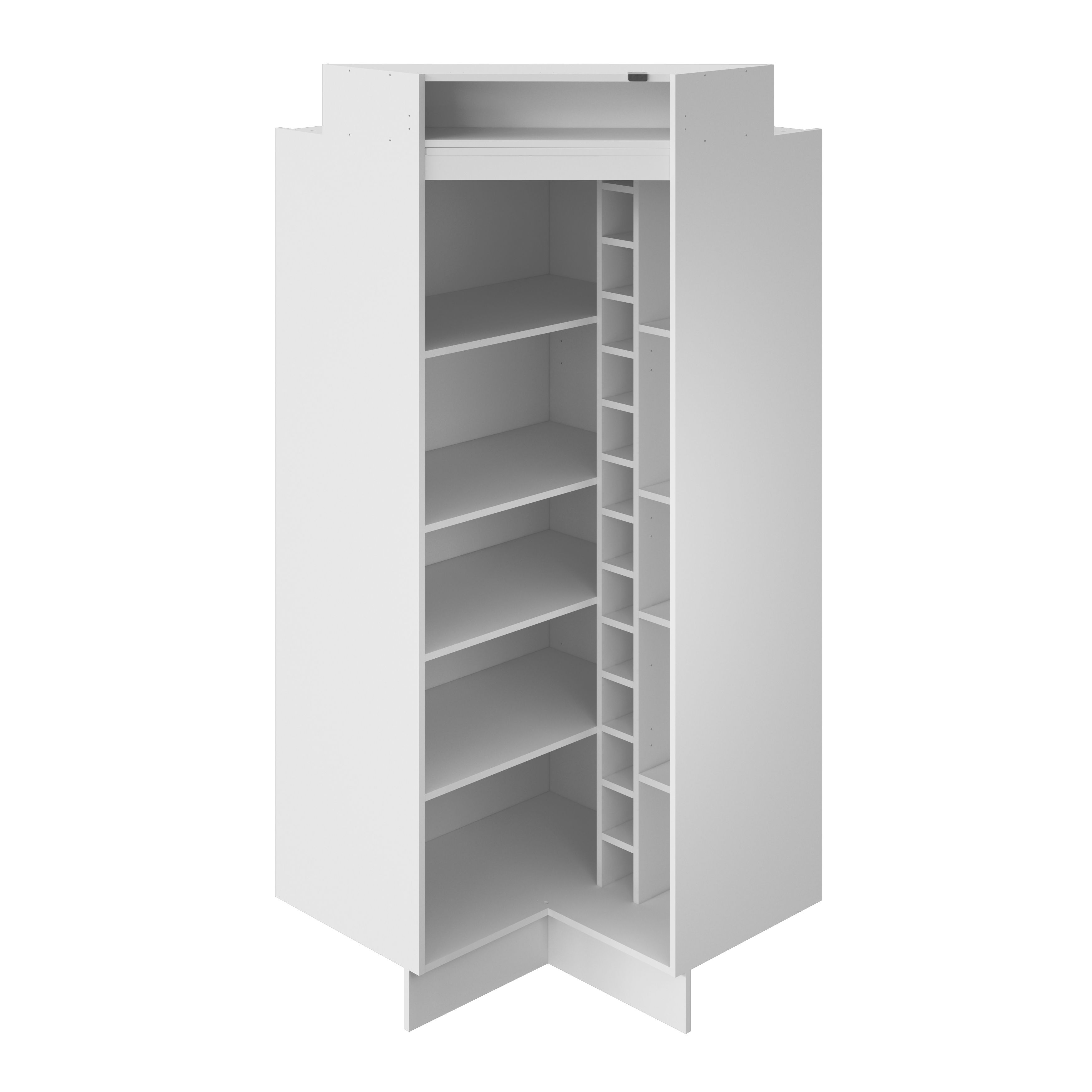Caraway Matt White Cabinet Larder shelf pack, (W)1007mm (D)250mm