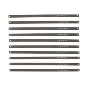 Carbon steel Hacksaw blade 24 TPI (L)300mm, Pack of 10 Metal, plastic & wood