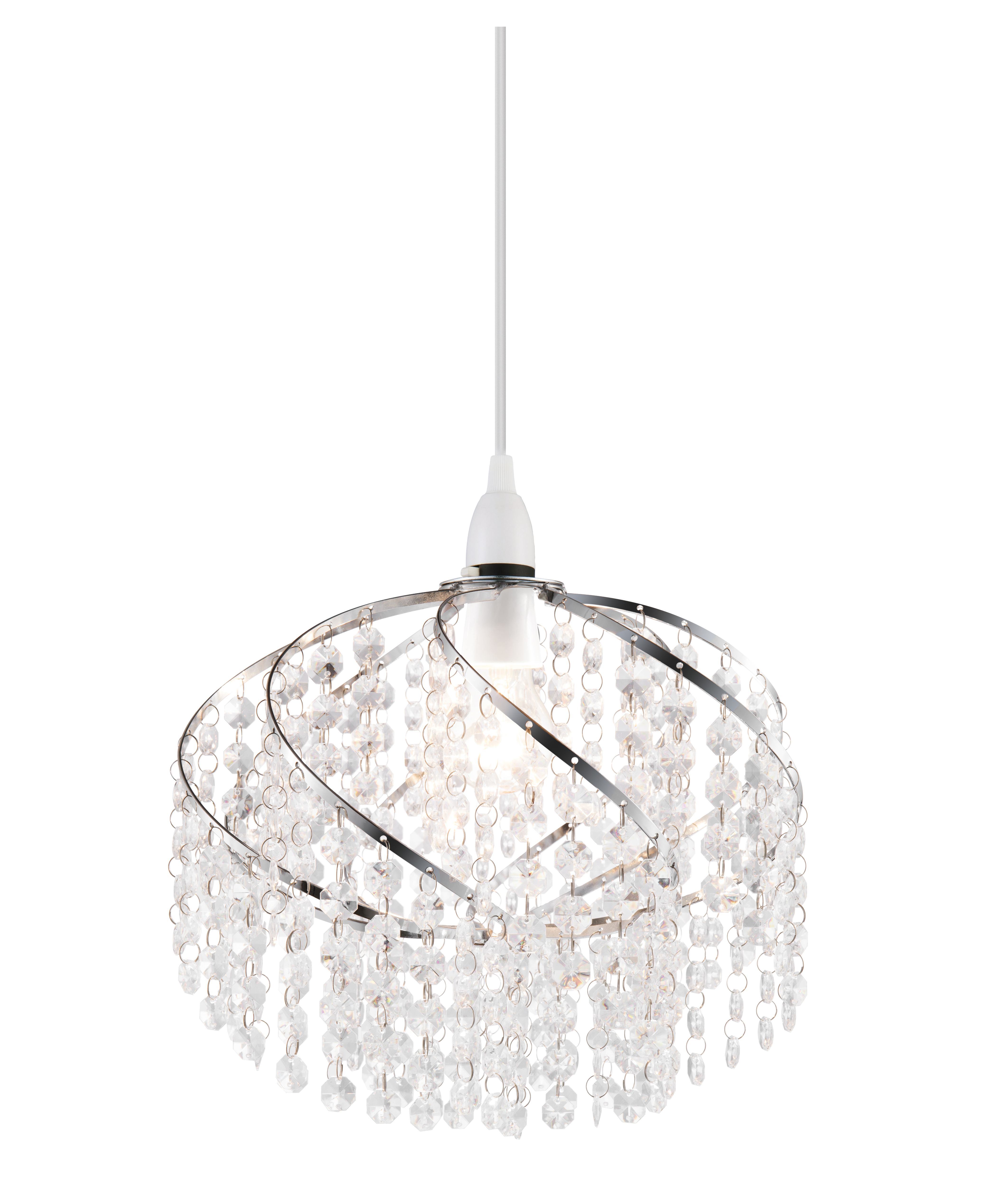 Carbuccia Clear Beaded Light shade (D)30cm