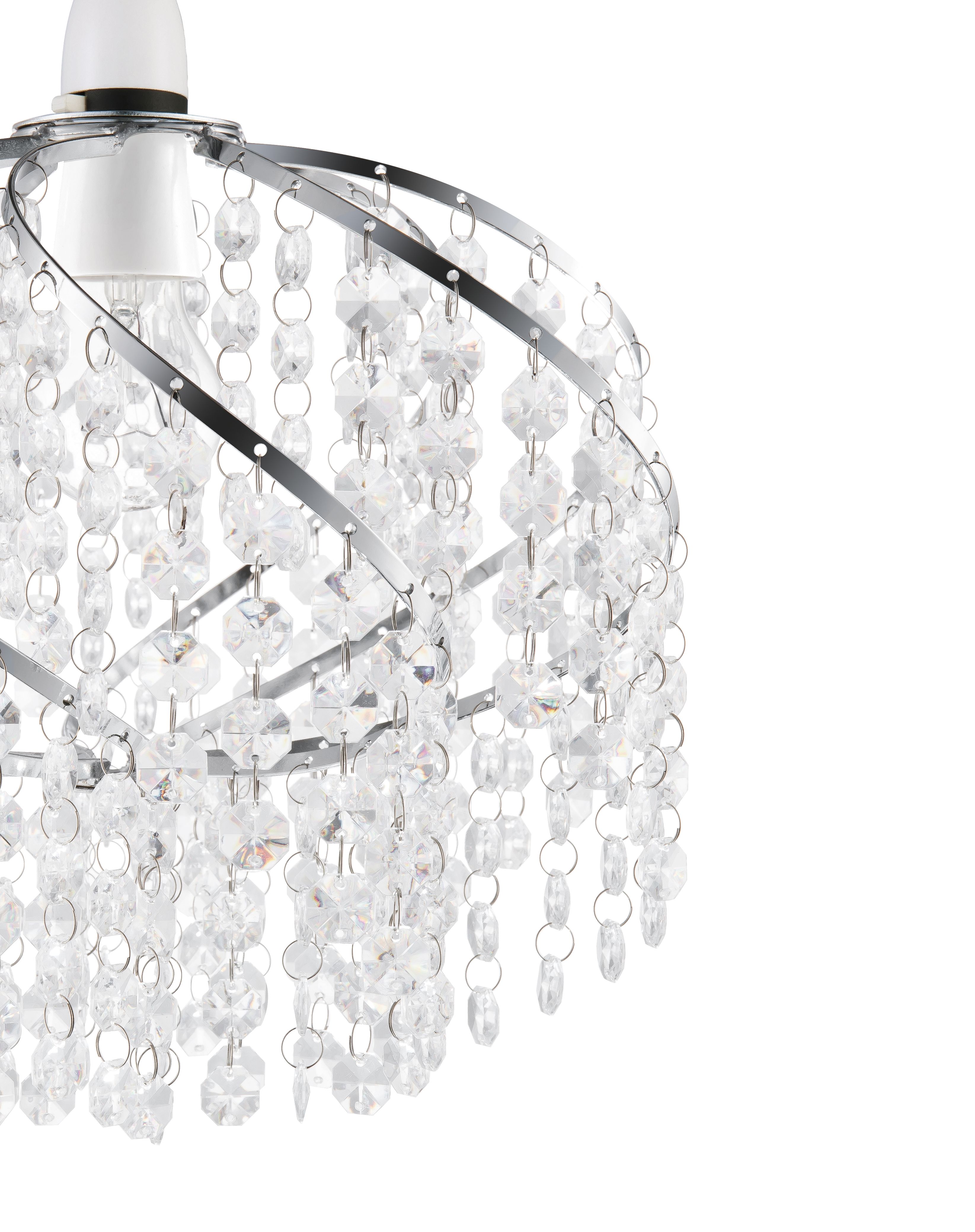 Clear beaded deals light shade