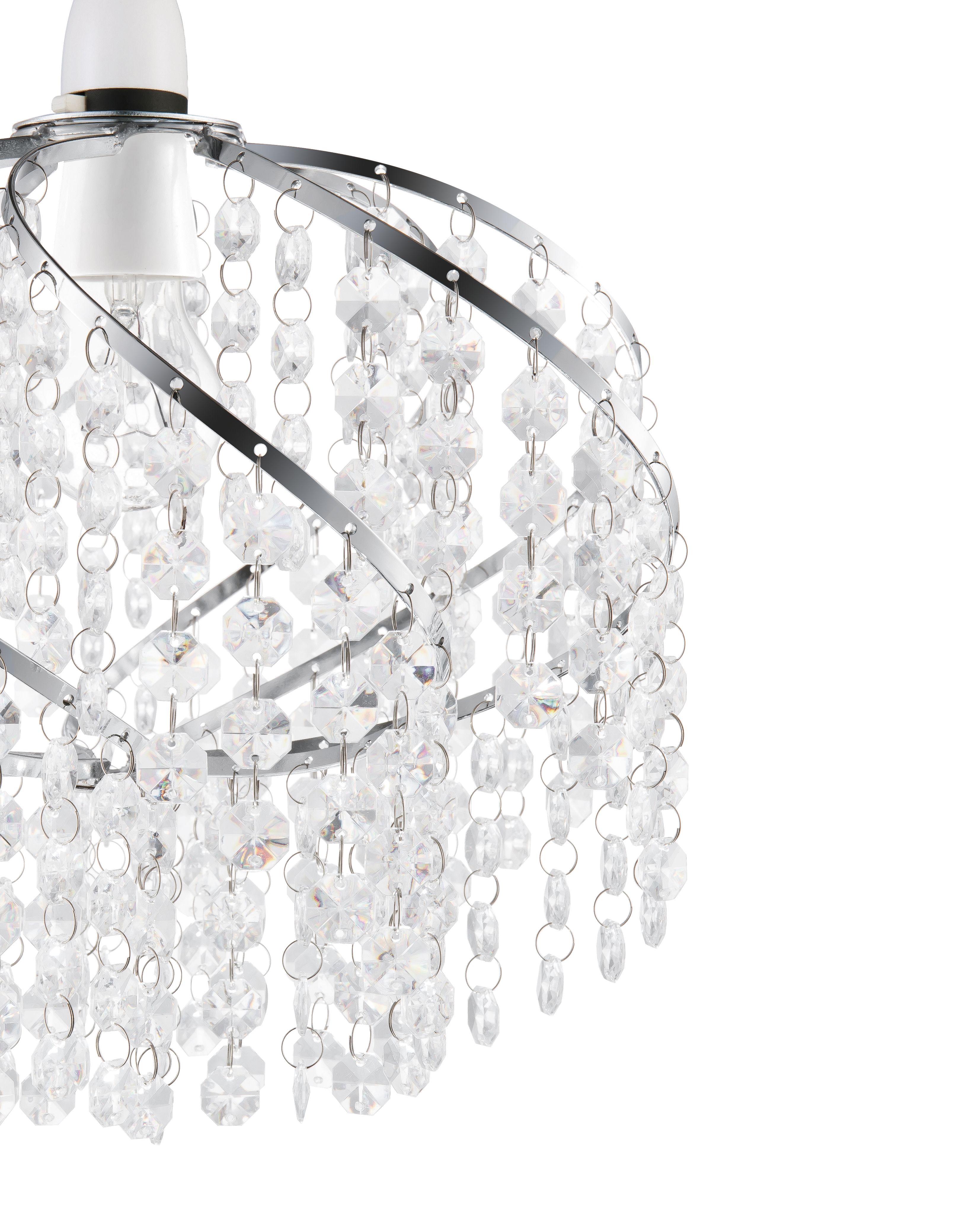 Carbuccia Clear Beaded Light shade (D)30cm