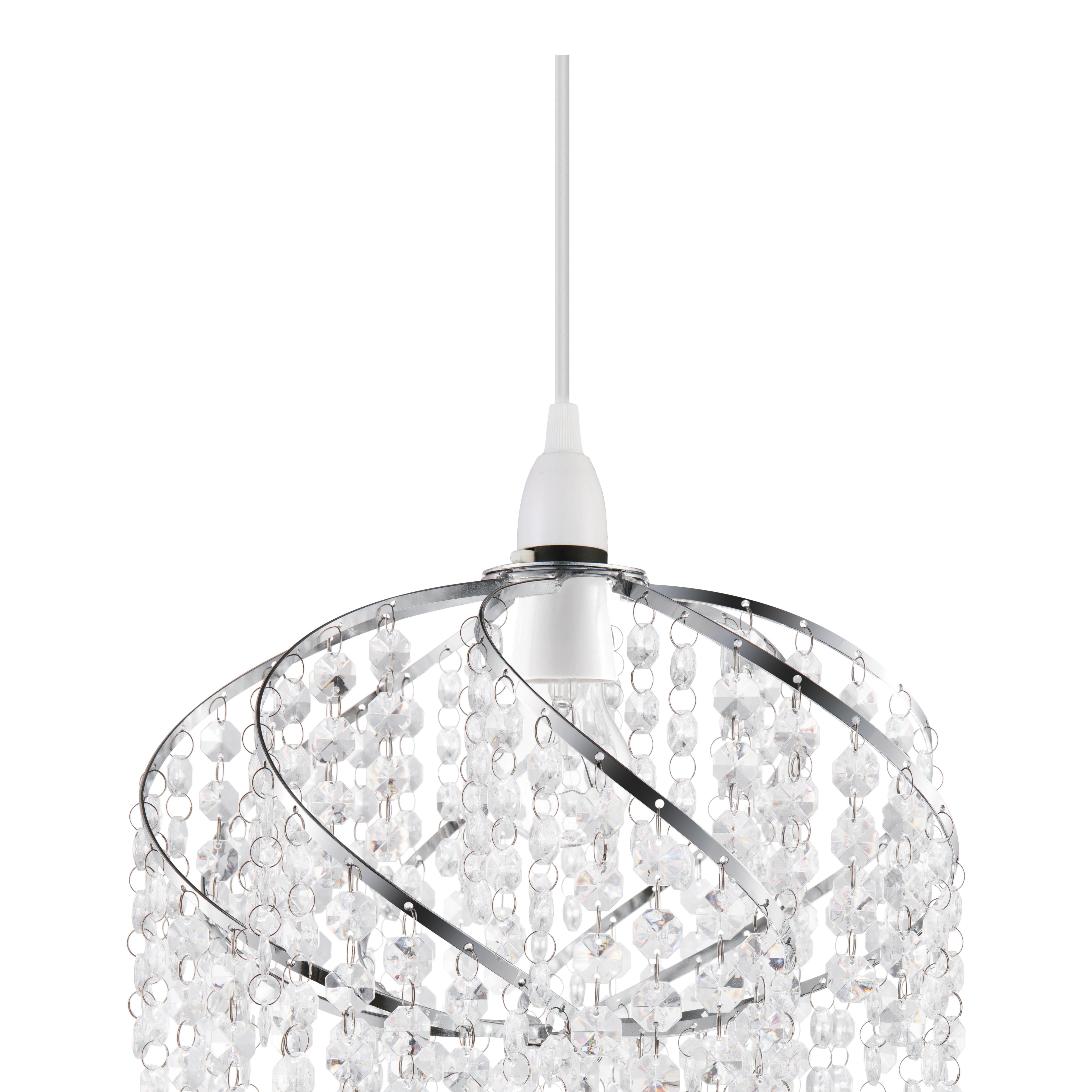Carbuccia Clear Beaded Light shade (D)30cm