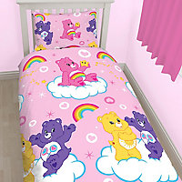 Care Bears Reversible Multicolour Single Bedding set