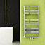 Carisa Frame Chrome effect Towel warmer (W)500mm x (H)1050mm