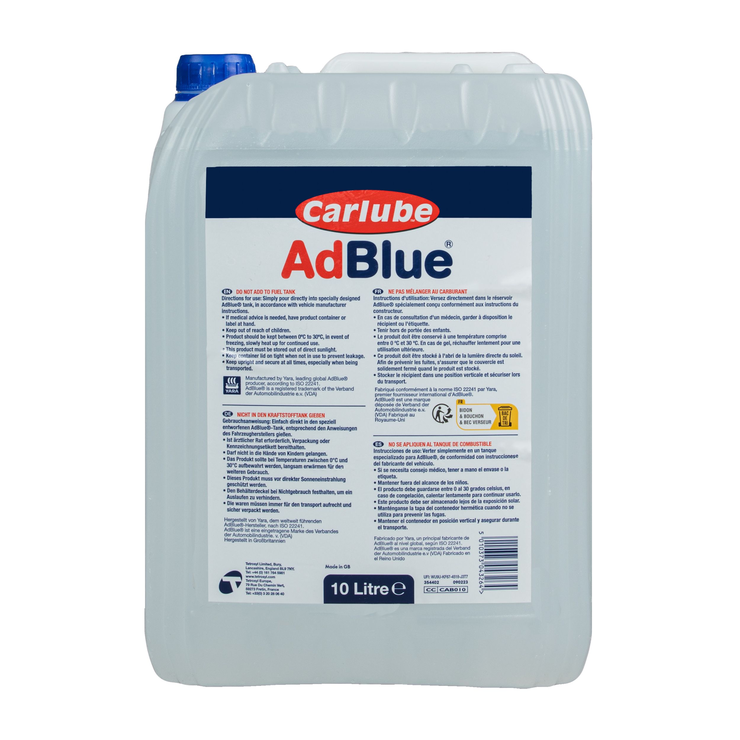 Carlube Diesel AdBlue™ 10L