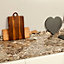 Carnival granite Brown Marble effect Round edge Laminate Worktop 2.8cm x 36.5cm x 200cm
