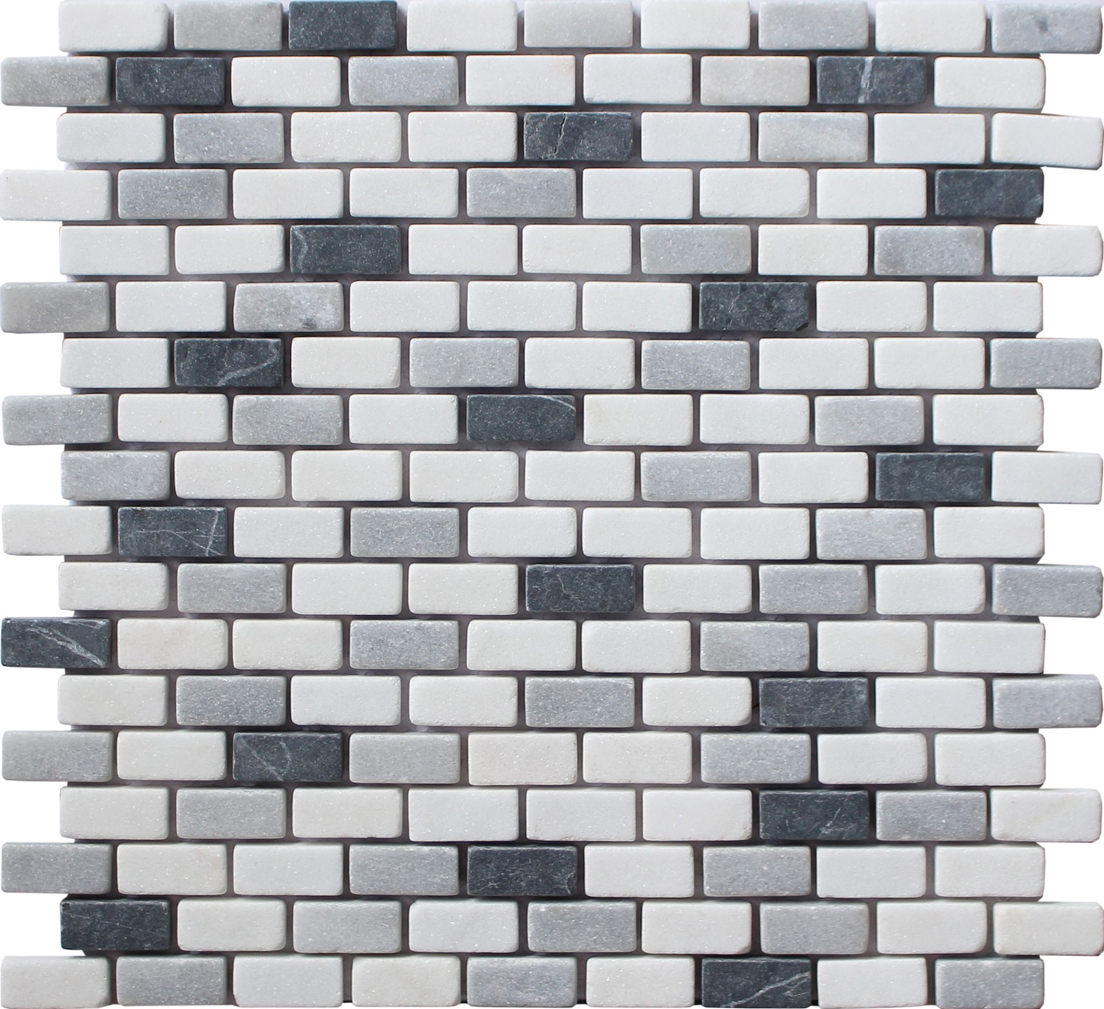 Carrera Multicolour Marble Mosaic tile, (L)321mm (W)304mm