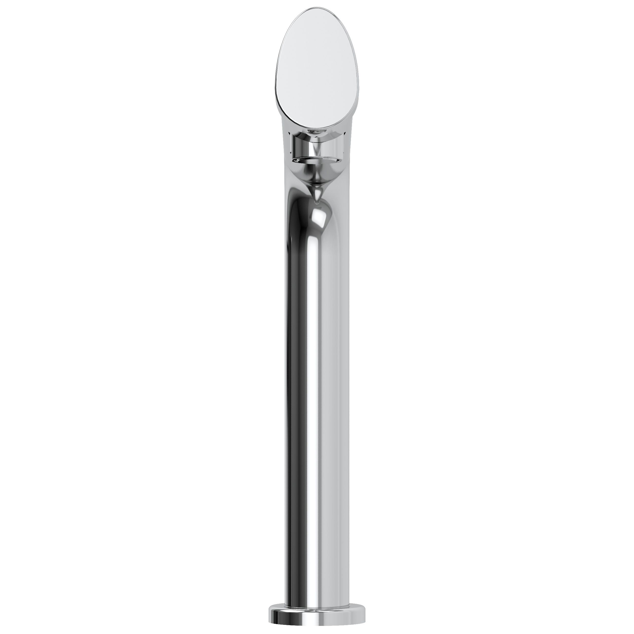 Cascabel Chrome effect Chrome-plated Kitchen Side lever Tap