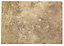 Castle travertine Coffee Satin Stone effect Ceramic Wall Tile, Pack of 7, (L)450mm (W)316mm
