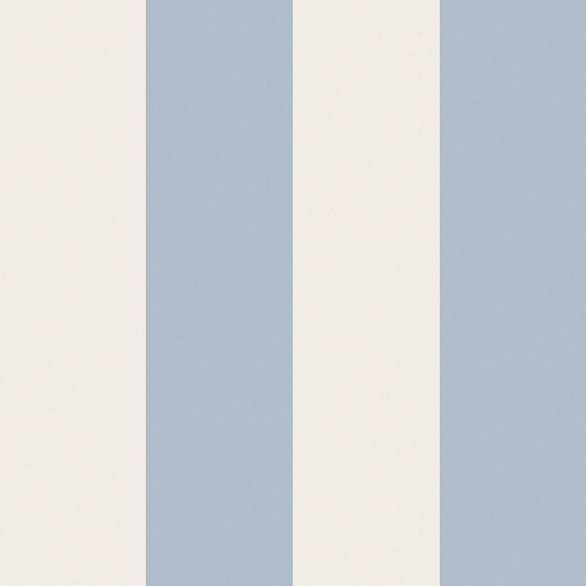 Cath Kidston Blue & Cream Canopy Stripe Smooth Wallpaper