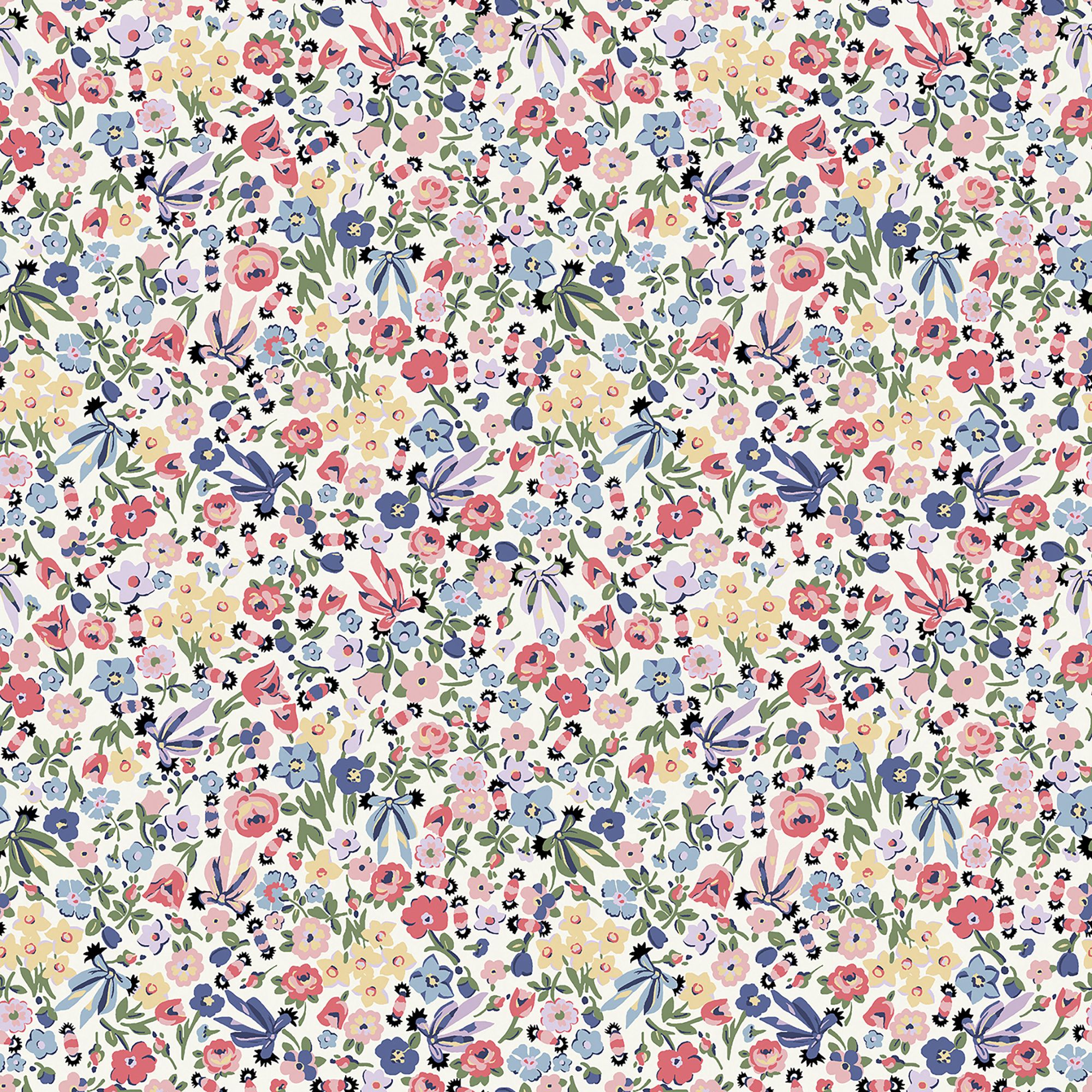 Cath Kidston Day Harmony Ditsy Smooth Wallpaper