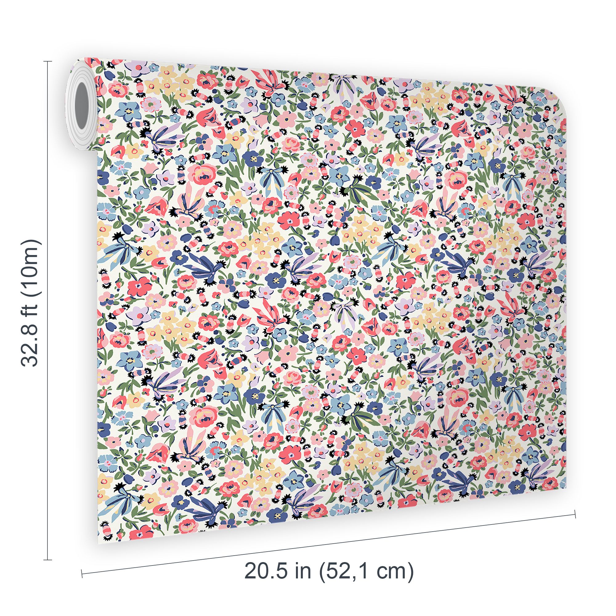 Cath Kidston Day Harmony Ditsy Smooth Wallpaper