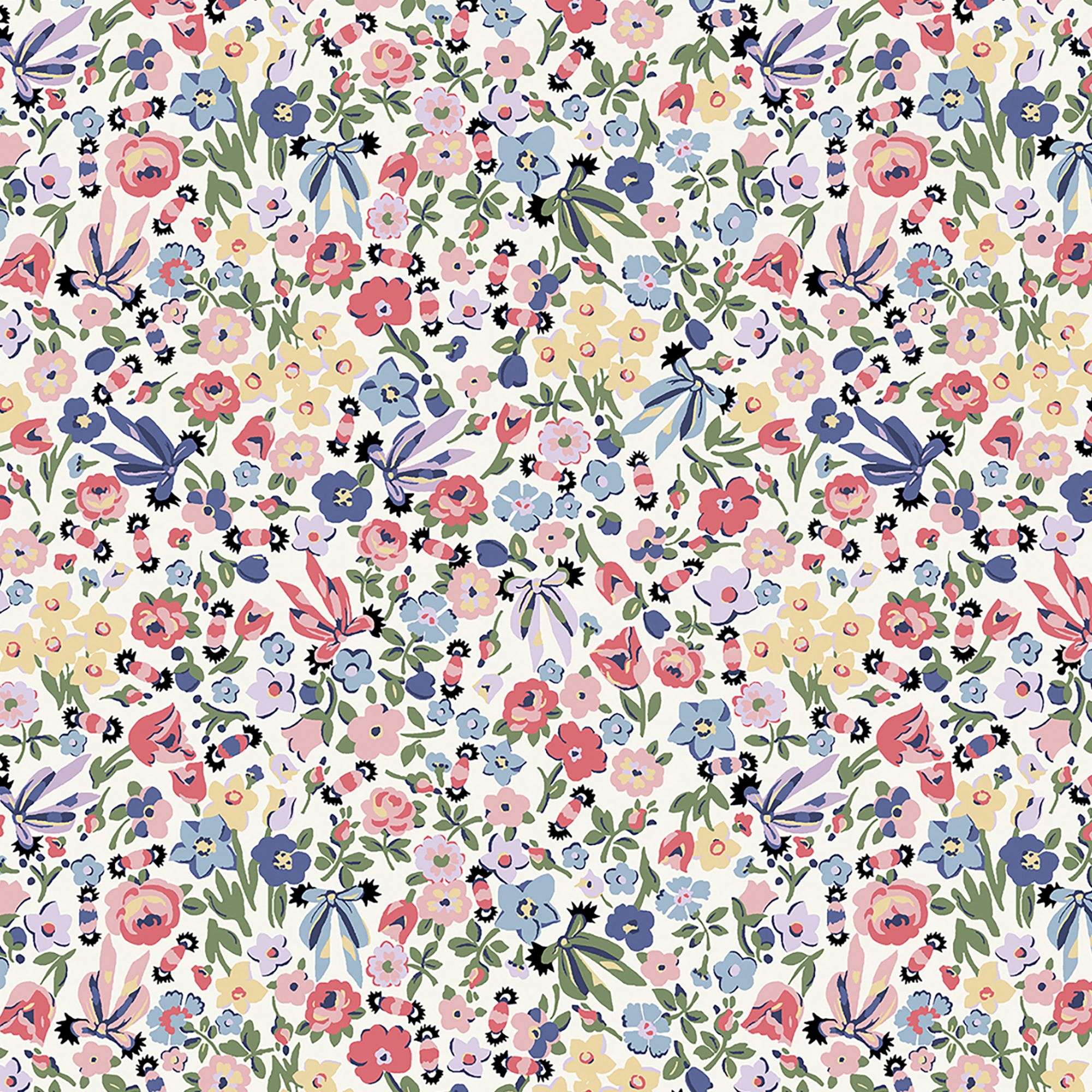 Cath Kidston Day Harmony Ditsy Smooth Wallpaper