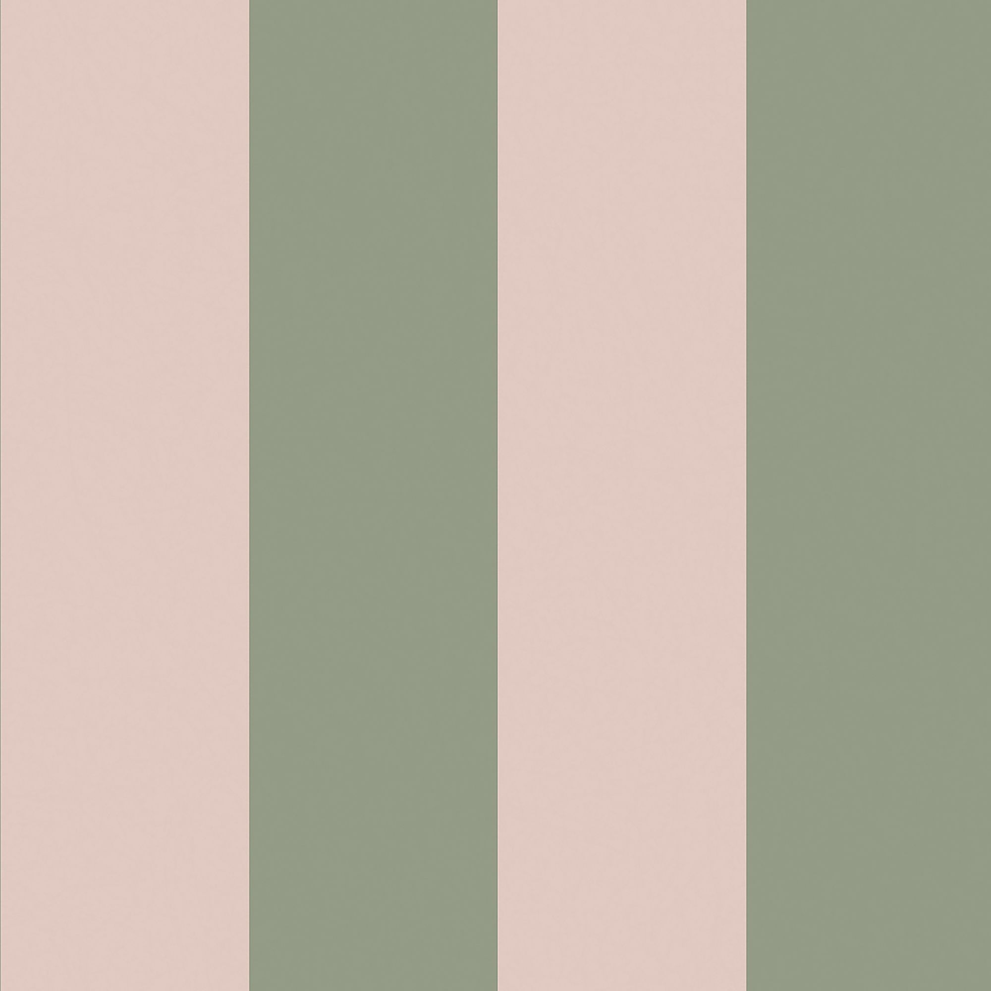 Cath Kidston Green & Pink Canopy Stripe Smooth Wallpaper