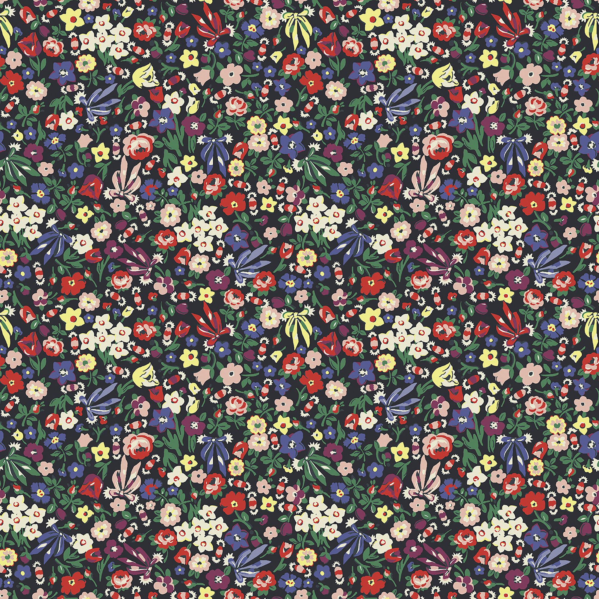 Cath Kidston Night Harmony Ditsy Smooth Wallpaper