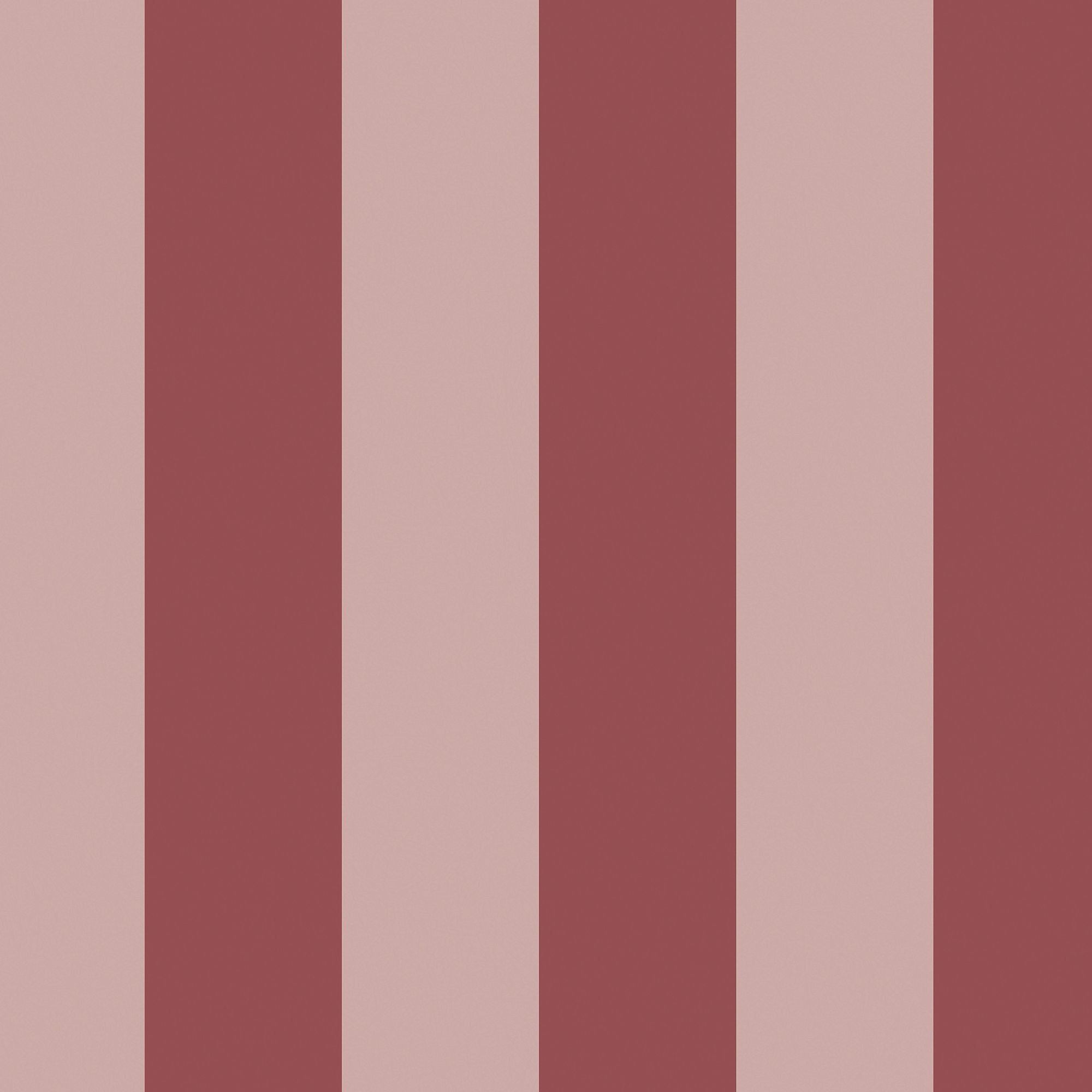 Cath Kidston Pink & Red Canopy Stripe Smooth Wallpaper