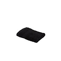 Catherine Lansfield Plain Black Face cloth, Pack of 2