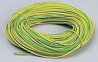 CED Green & yellow 3mm Cable sleeving, 100000m