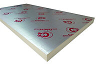 Celotex Foil-faced polyisocyanurate (PIR) Insulation board (L)2.4m (W)1.2m (T)120mm