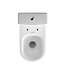 Cersanit City White Close-coupled Toilet with Soft close seat