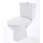 Cersanit City White Close-coupled Toilet with Soft close seat