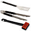 Charbroil 3-piece Silver Plastic & stainless steel Barbecue tool set