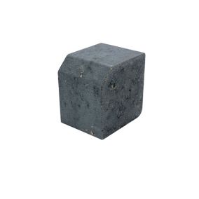 Charcoal Block kerb (L)125mm (W)100mm (T)125mm
