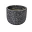 Charcoal Speckled Circular Plant pot (Dia)21.2cm