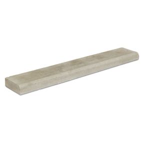 Charcon Bullnose Grey Paving edging (W)150mm (T)50mm, Pack of 40