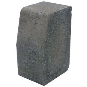 Charcon Grey Block kerb (L)200mm (W)100mm (T)125mm