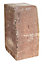Charcon Red Block kerb (L)200mm (W)100mm (T)125mm