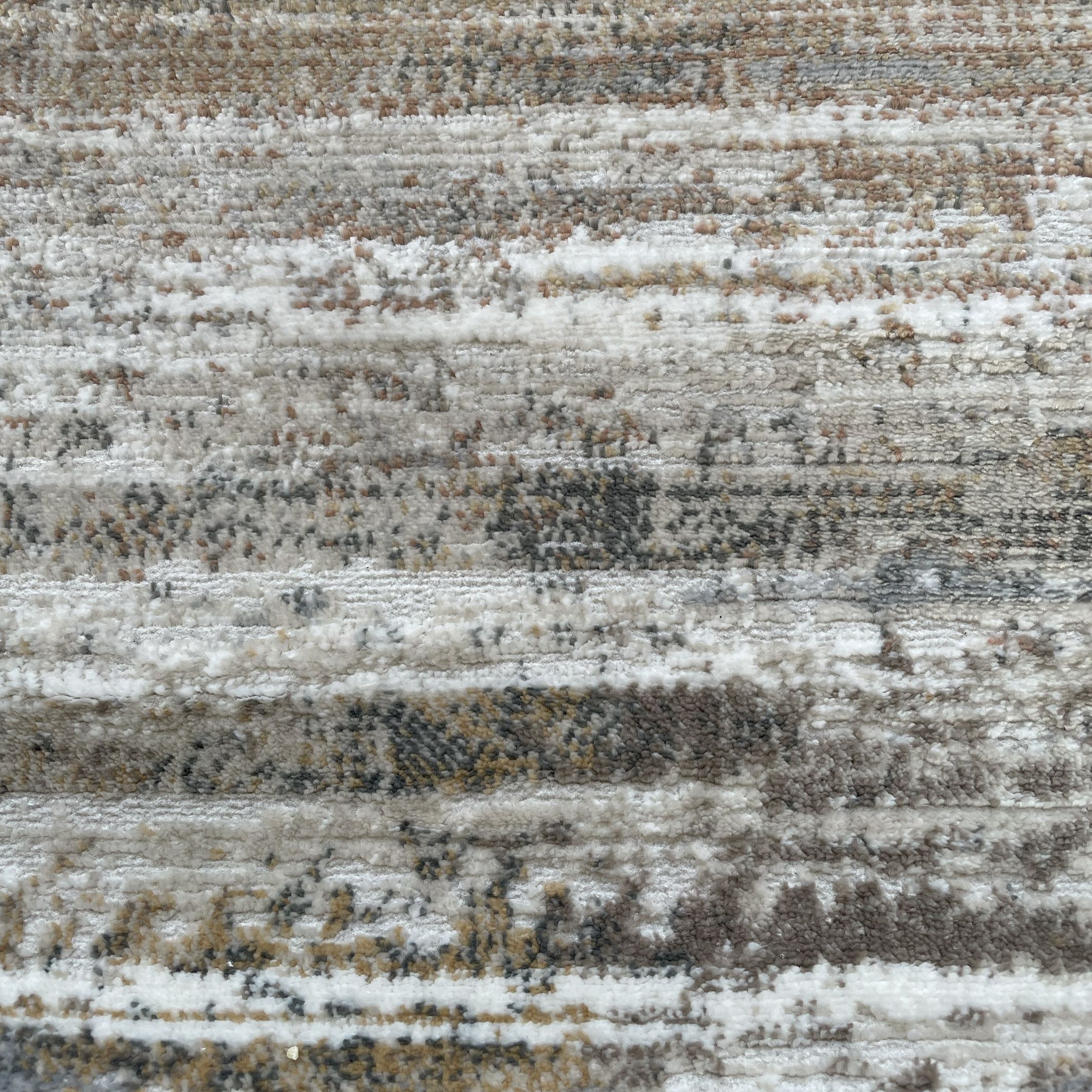 Charlotte Rust & Cream Tonal Woven effect Medium Rug, (L)170cm x (W)120cm