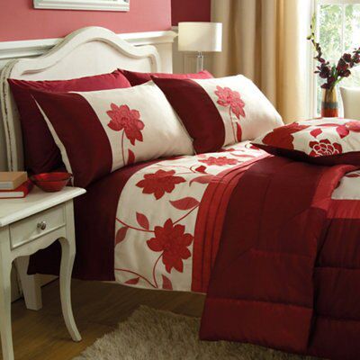 Red deals bedroom set