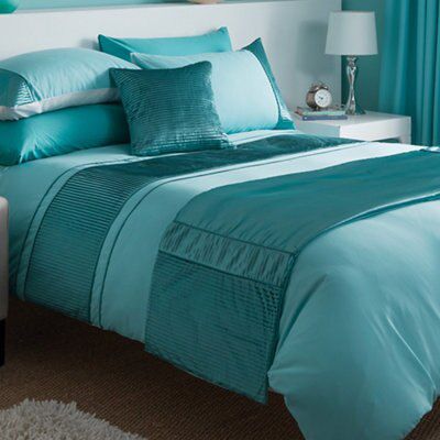 King teal deals comforter set