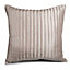 Chartwell Oyster Quilted ribbed Cushion (L)45cm x (W)45cm