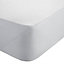 Chartwell Plain dye White Double Fitted sheet