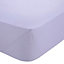 Chartwell Plain dye Wisteria Double Fitted sheet